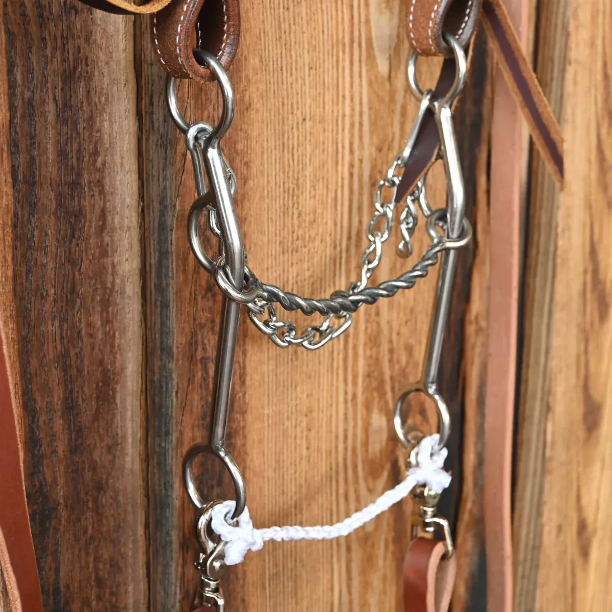 Twisted Wire Snaffle Gag Bridle Rig w/All New Leather