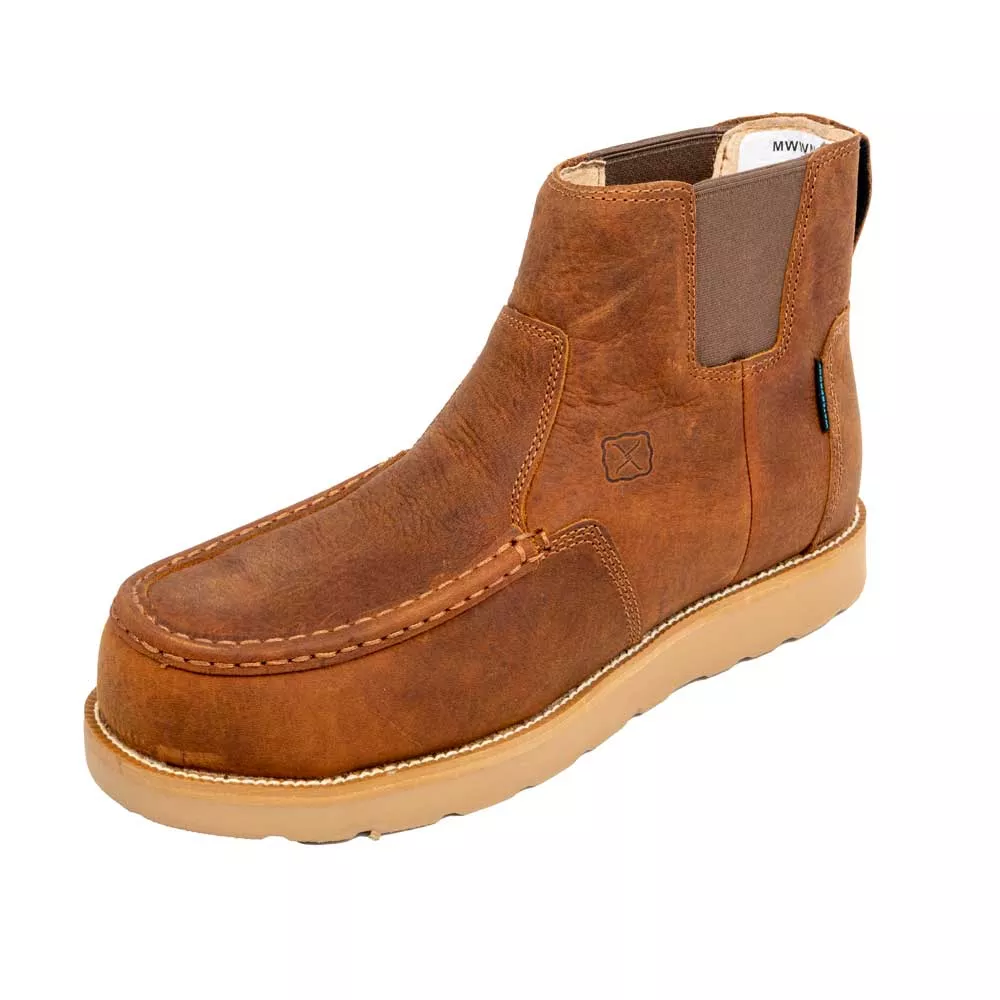 Twisted X Men's 6" Work Chelsea Wedge Sole Boot