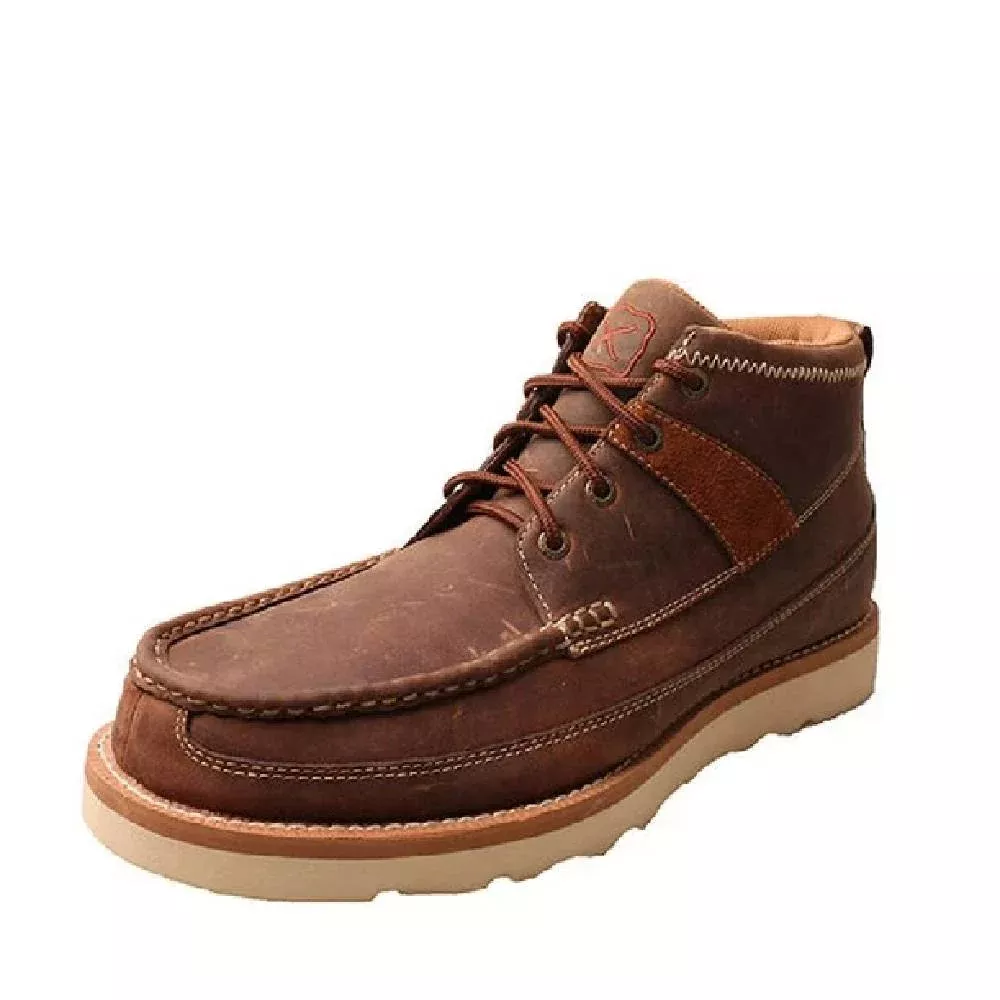 Twisted X Men’s Oiled Saddle Lace Up Driving Moc