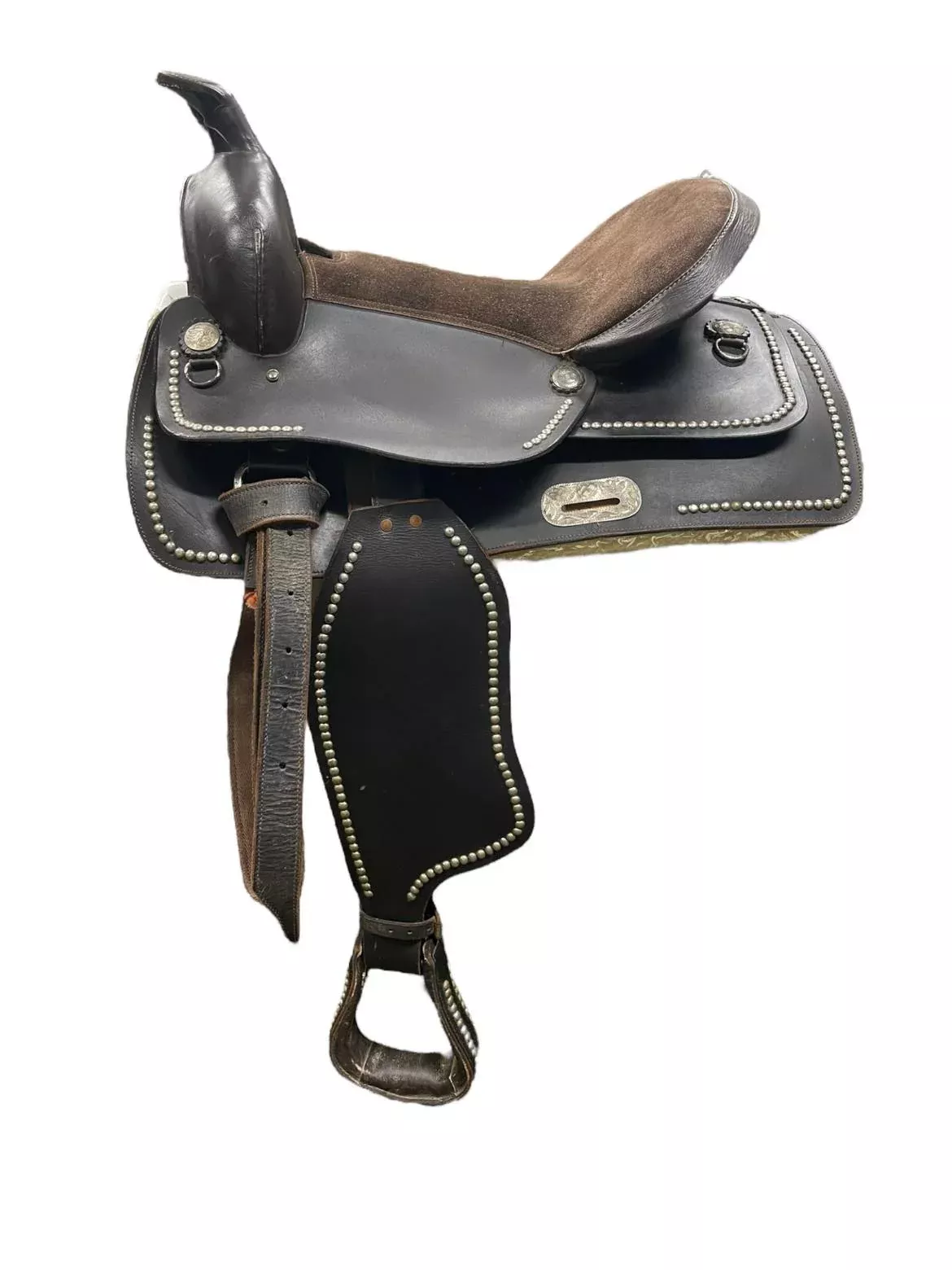 Unbranded Western Saddle - Brown - 16" - USED