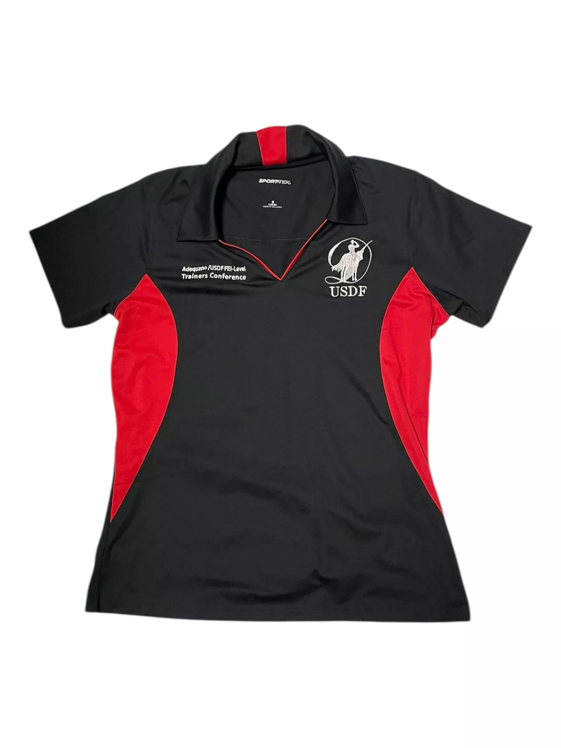 USDF Polo - Black/Red - S - USED
