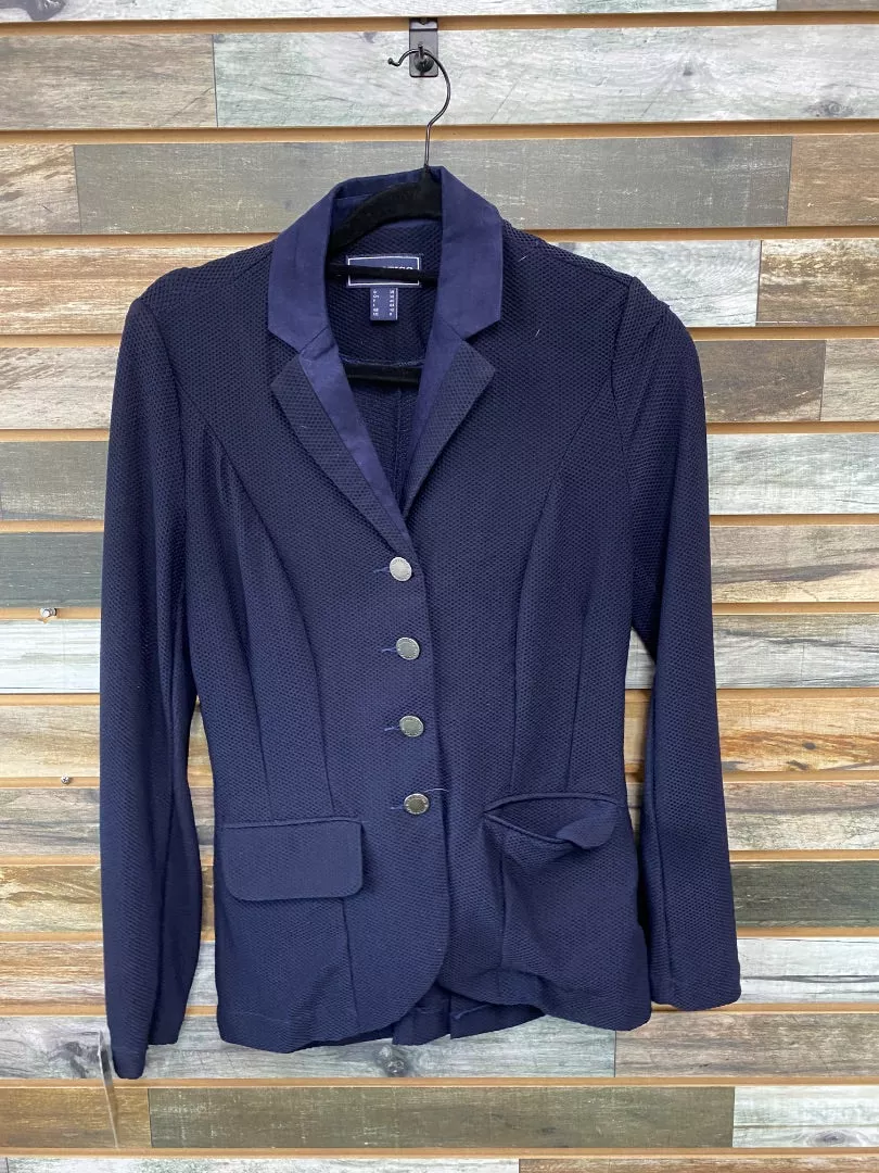 USED B Vertigo Ladies English Show Jacket Small Navy
