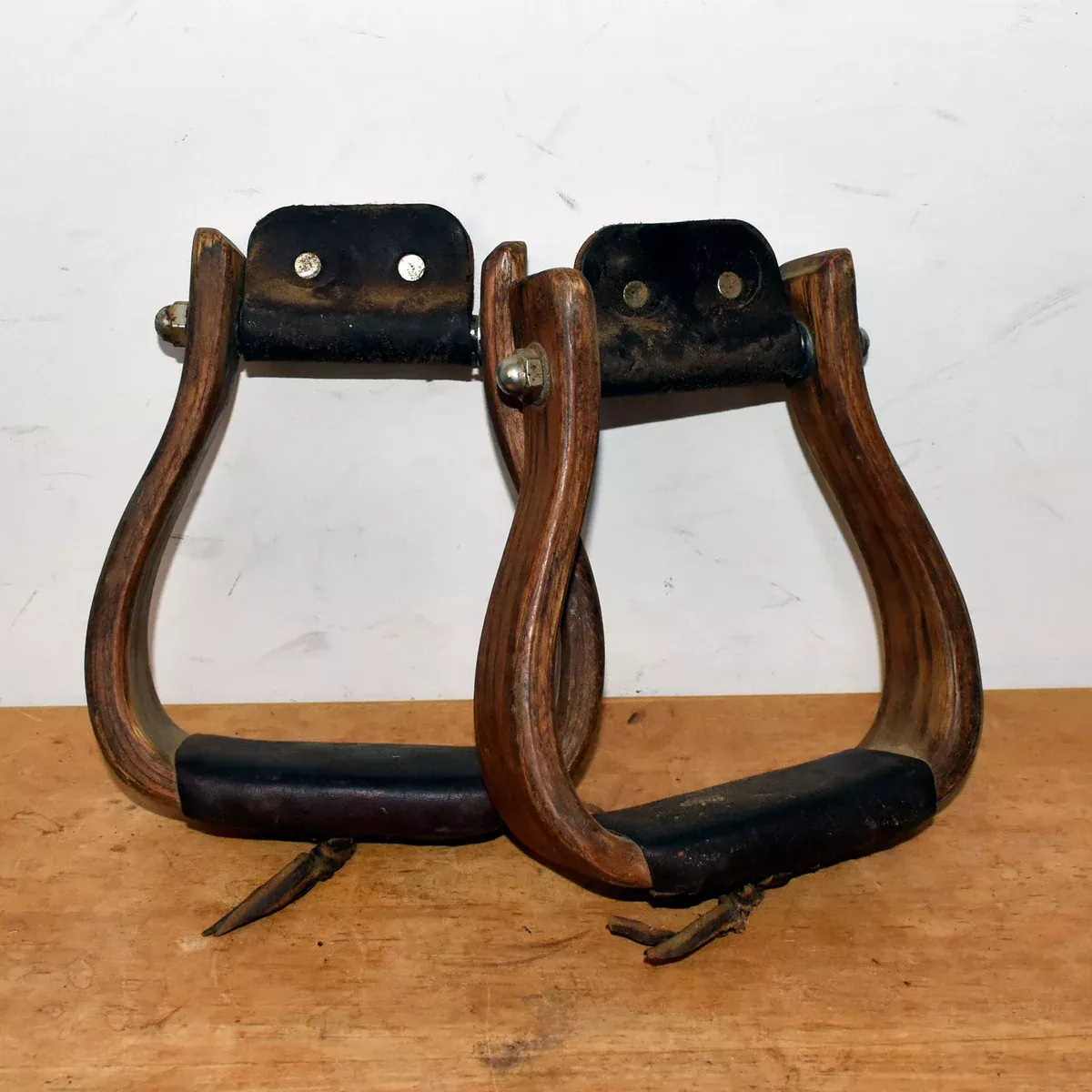 Used Don Orrell Wooden Stirrups
