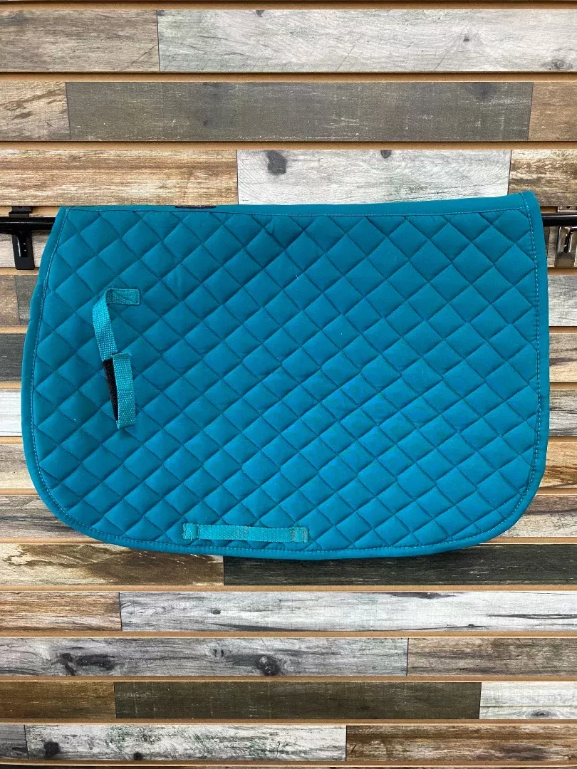 USED Dover Saddlery English Saddle PadTeal
