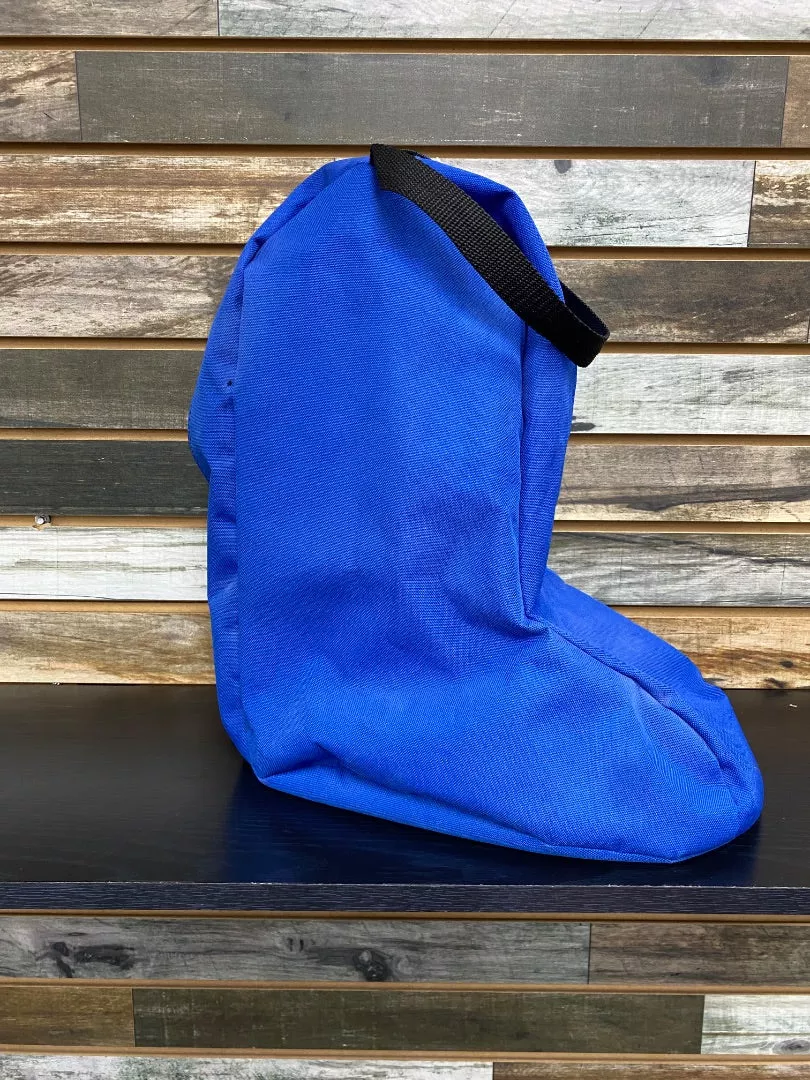 USED Fabri-tech Western Boot BagBlue