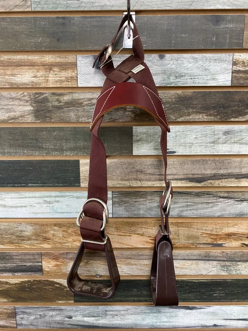 USED Formay Western StirrupsBrown