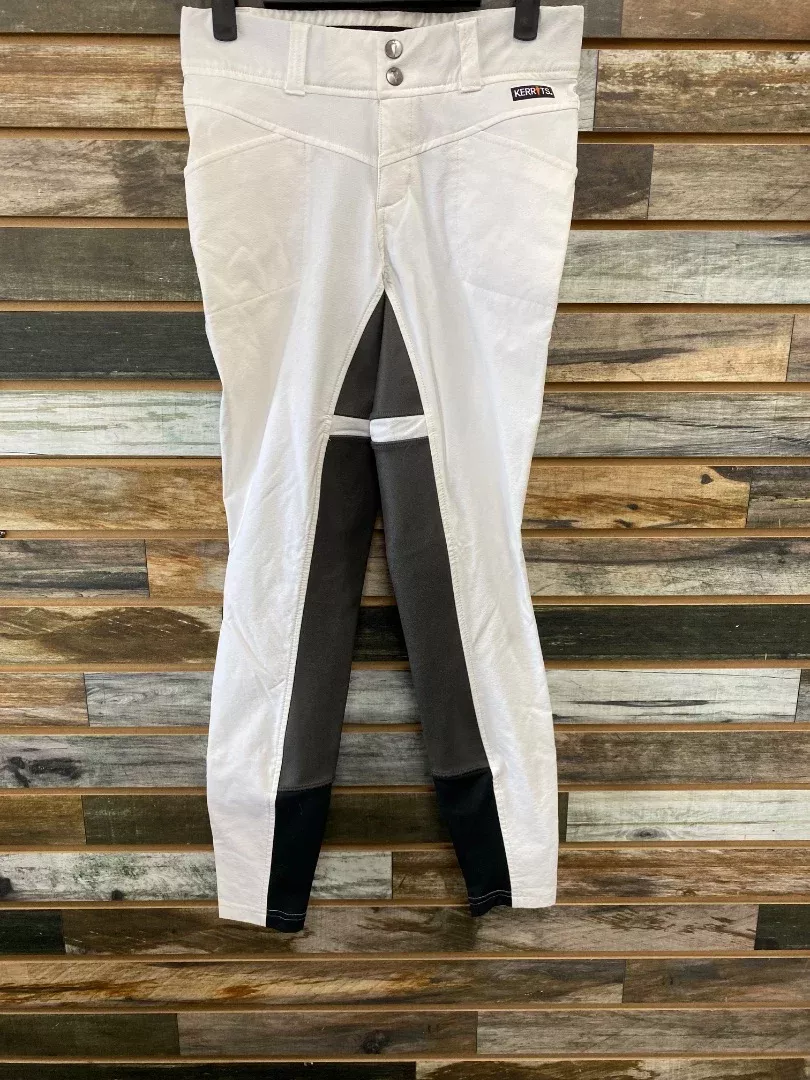 USED Kerrits Ladies Full Seat Breeches Small White