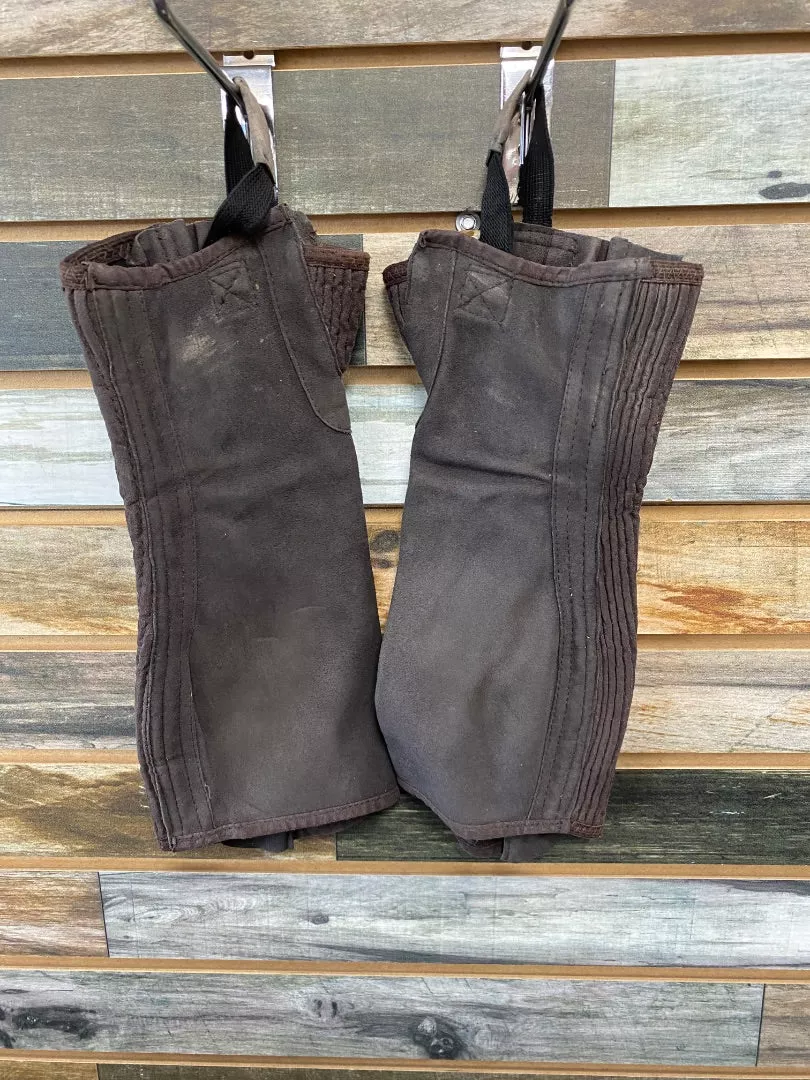 USED Millstone Youth Half Chaps Youth 12" Brown