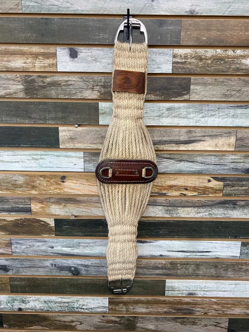 USED Mustang Mohair Roper Cinch 34" Tan