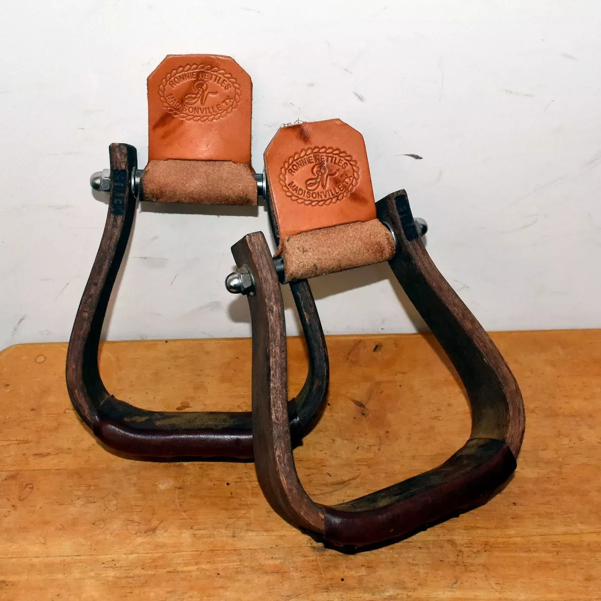 Used Nettles Wooden Stirrups