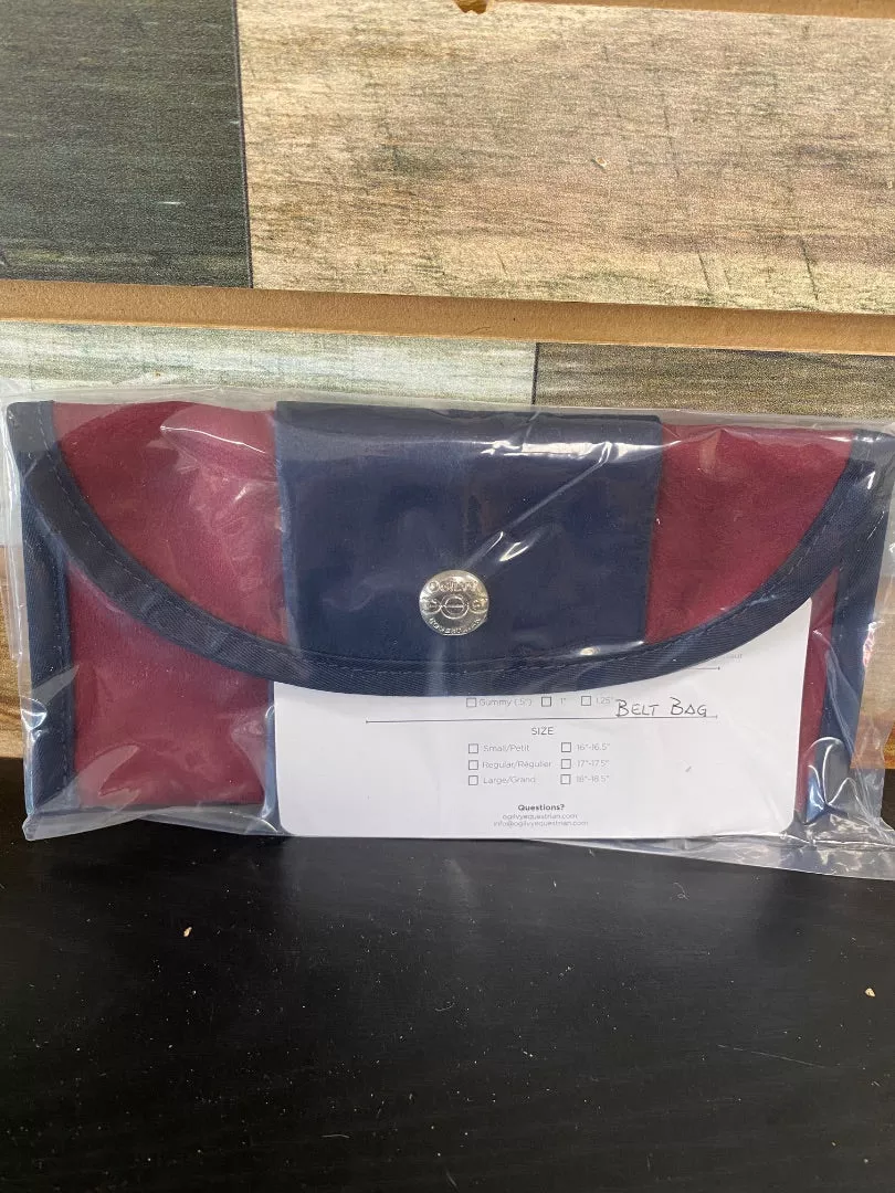 USED Ogilvy NWT Belt BagMaroon and Navy