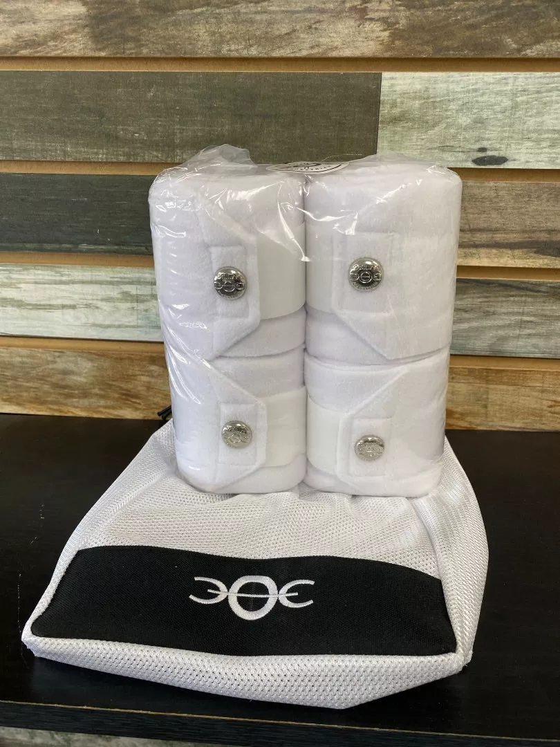 USED Ogilvy NWT Polo Wraps (4) Horse White