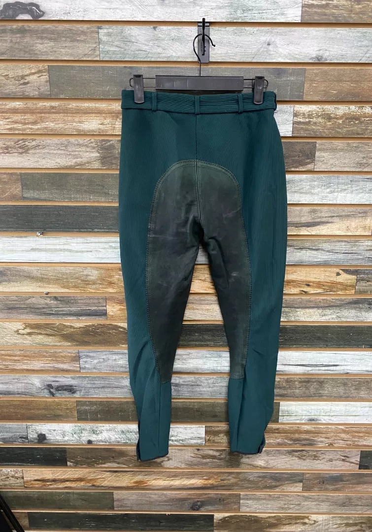 USED Pikeur Ladies Ribbed Fullseat Breech 28 Green