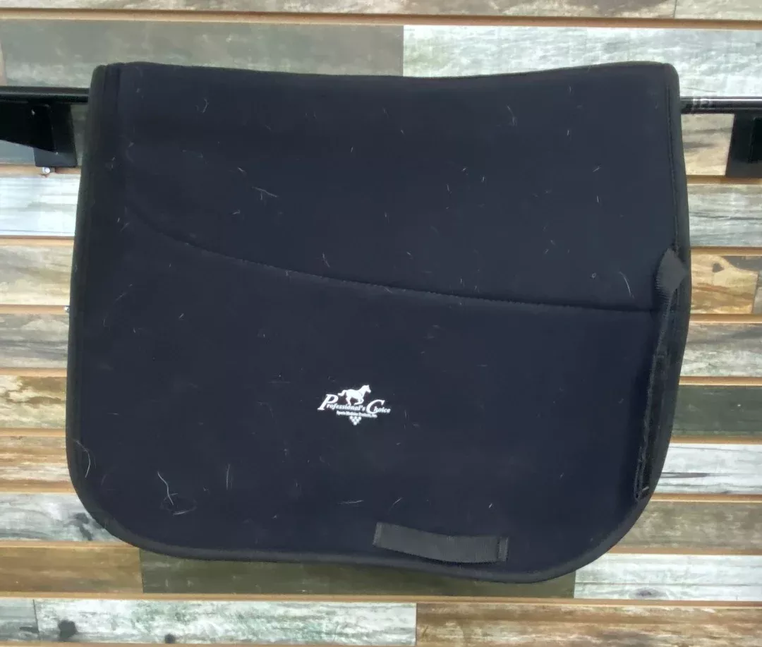 USED Professionals Choice Professionals Choice Dressage pad with Built In Half Pad Dressage Black