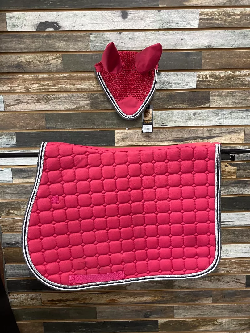 USED Saxon All Purpose Saddle Pad Horse Pink