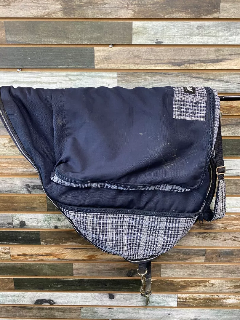 USEDEnglish Saddle CarrierBlue/White Plaid