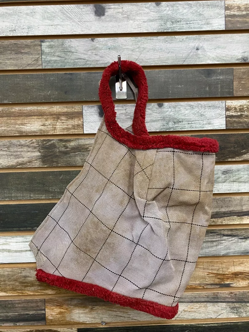 USEDNo Ear Fly Mask Horse Red