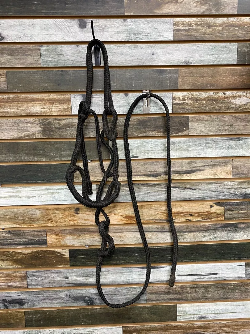 USEDRope Halter Horse Black