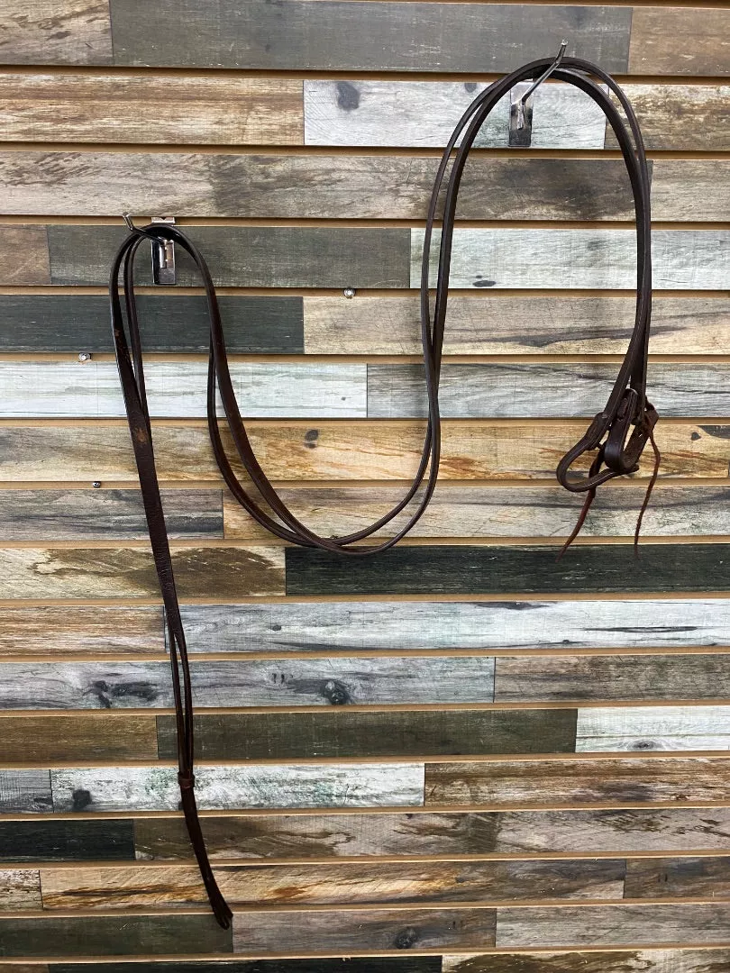 USEDWestern Split Reins with Loop EndsDark Oil