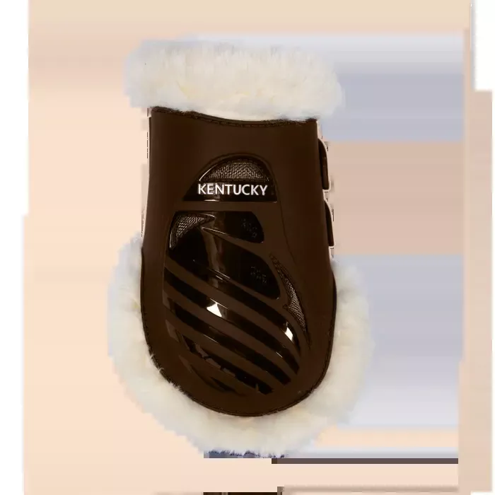 Vegan Sheepskin Fetlock Boots Elastic
