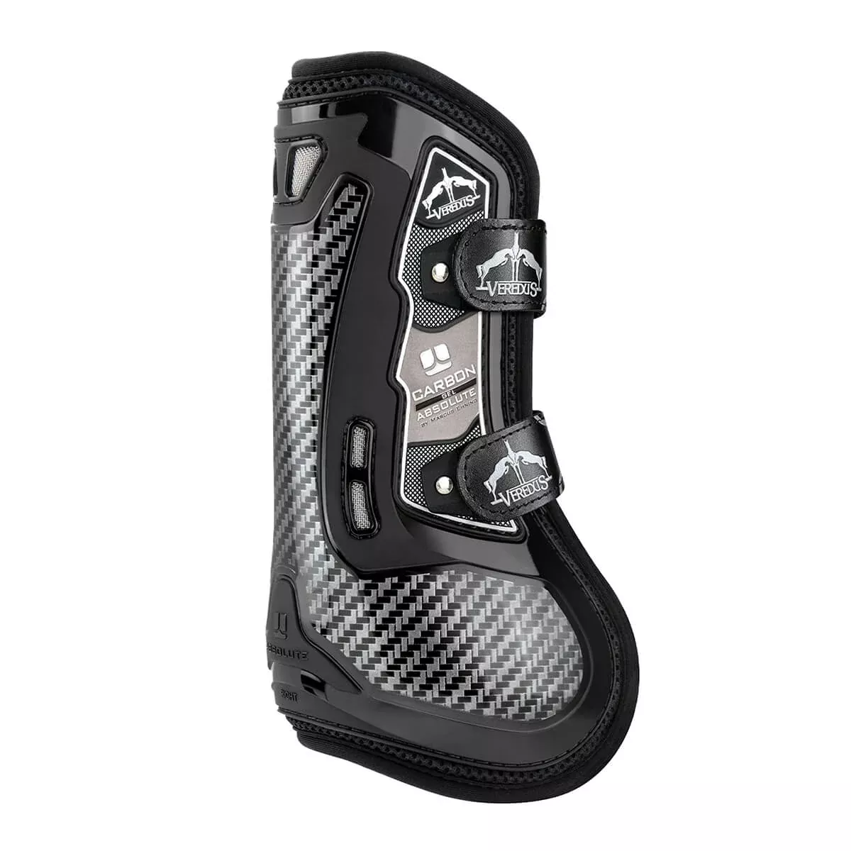 Veredus Carbon Gel Absolute Front Tendon Boots with Hook-and-Loop Straps