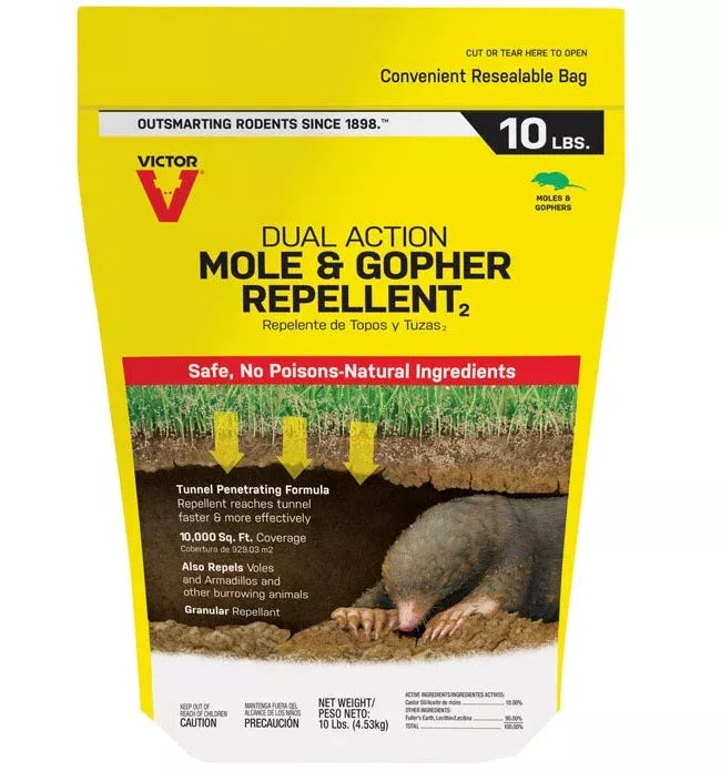 Victor Mole & Gopher Repellent, 10 lb