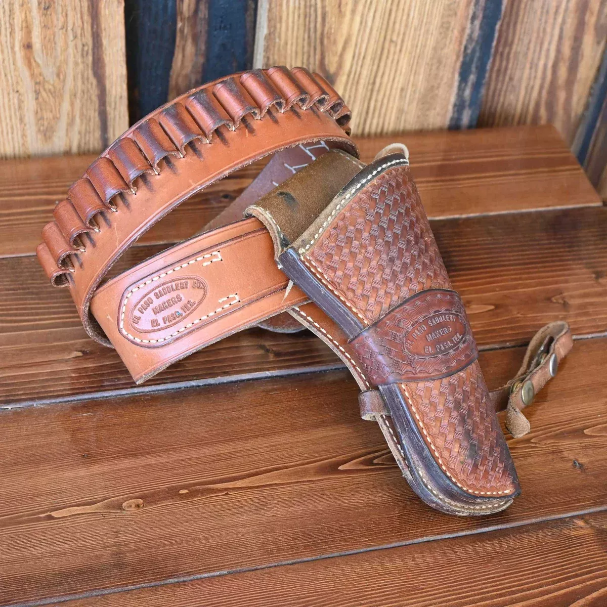 Vintage El Paso Saddlery Holster & Ammo Belt