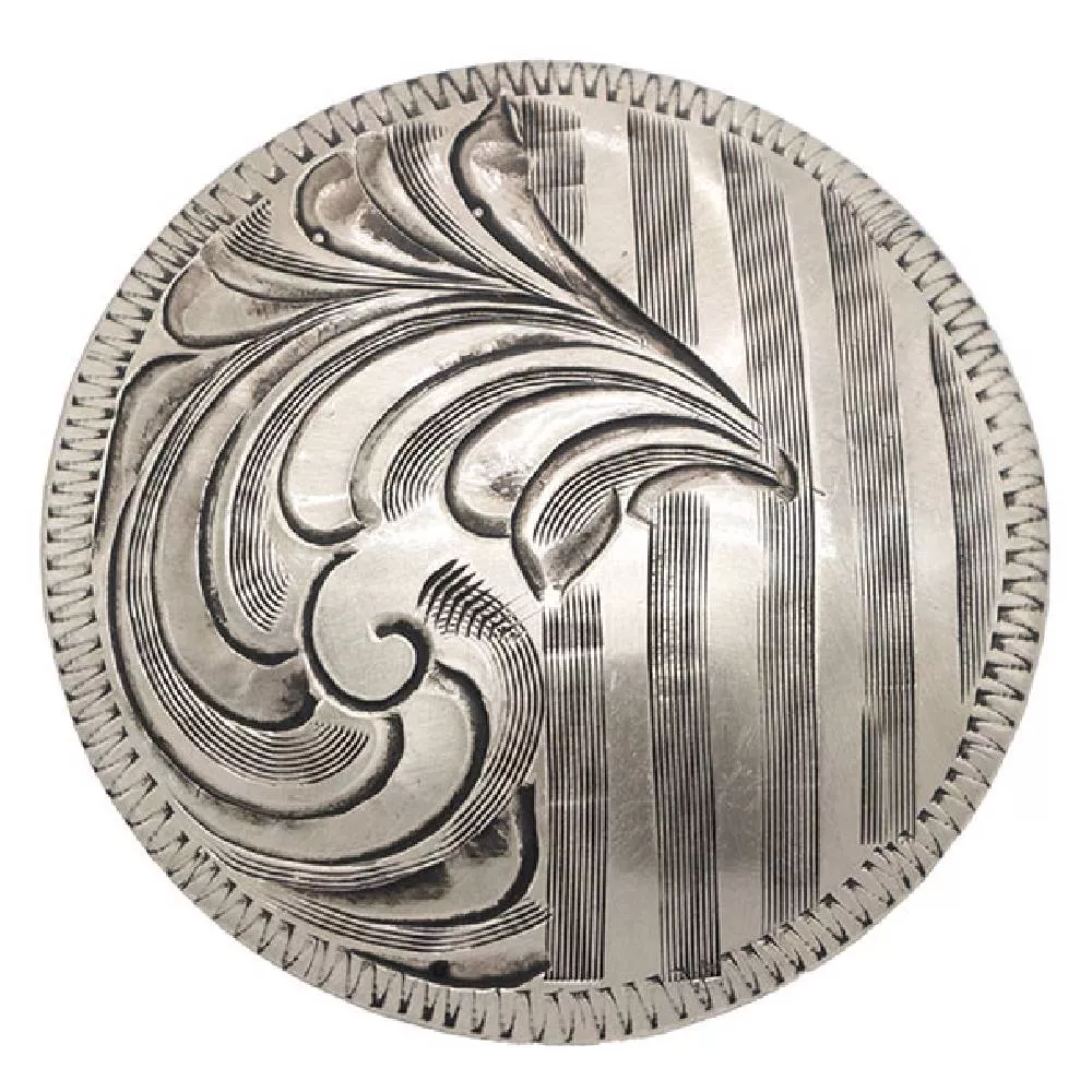Vintage Silver Screw Back Concho