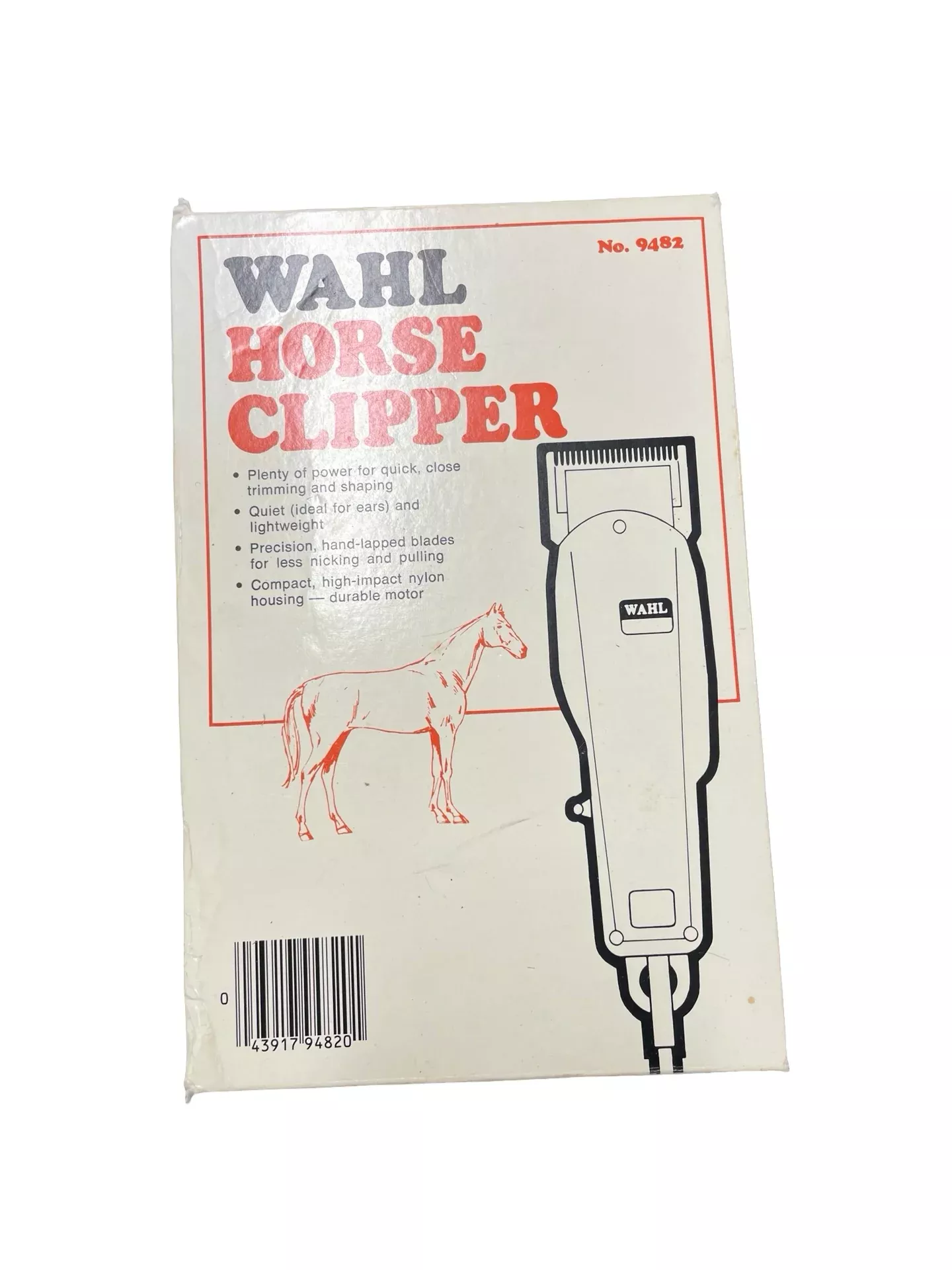 Wahl Horse Clipper - Gray - No. 9482 - USED