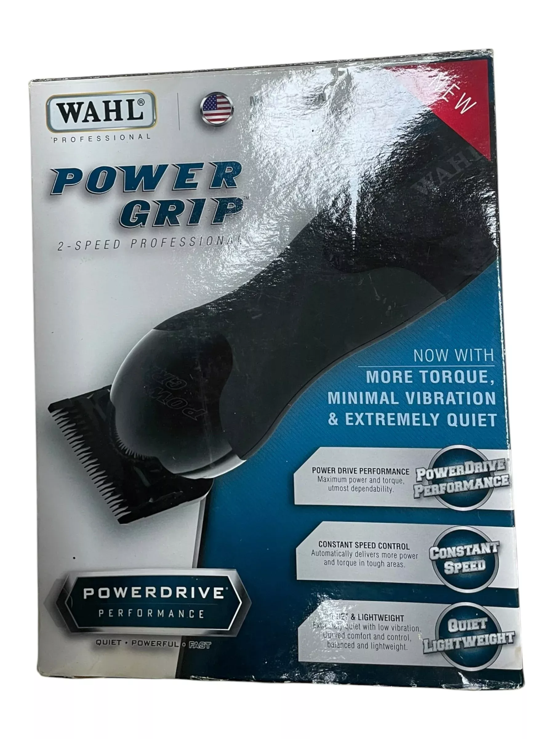 Wahl Power Grip Clippers - Black - Model 8879-200 - USED