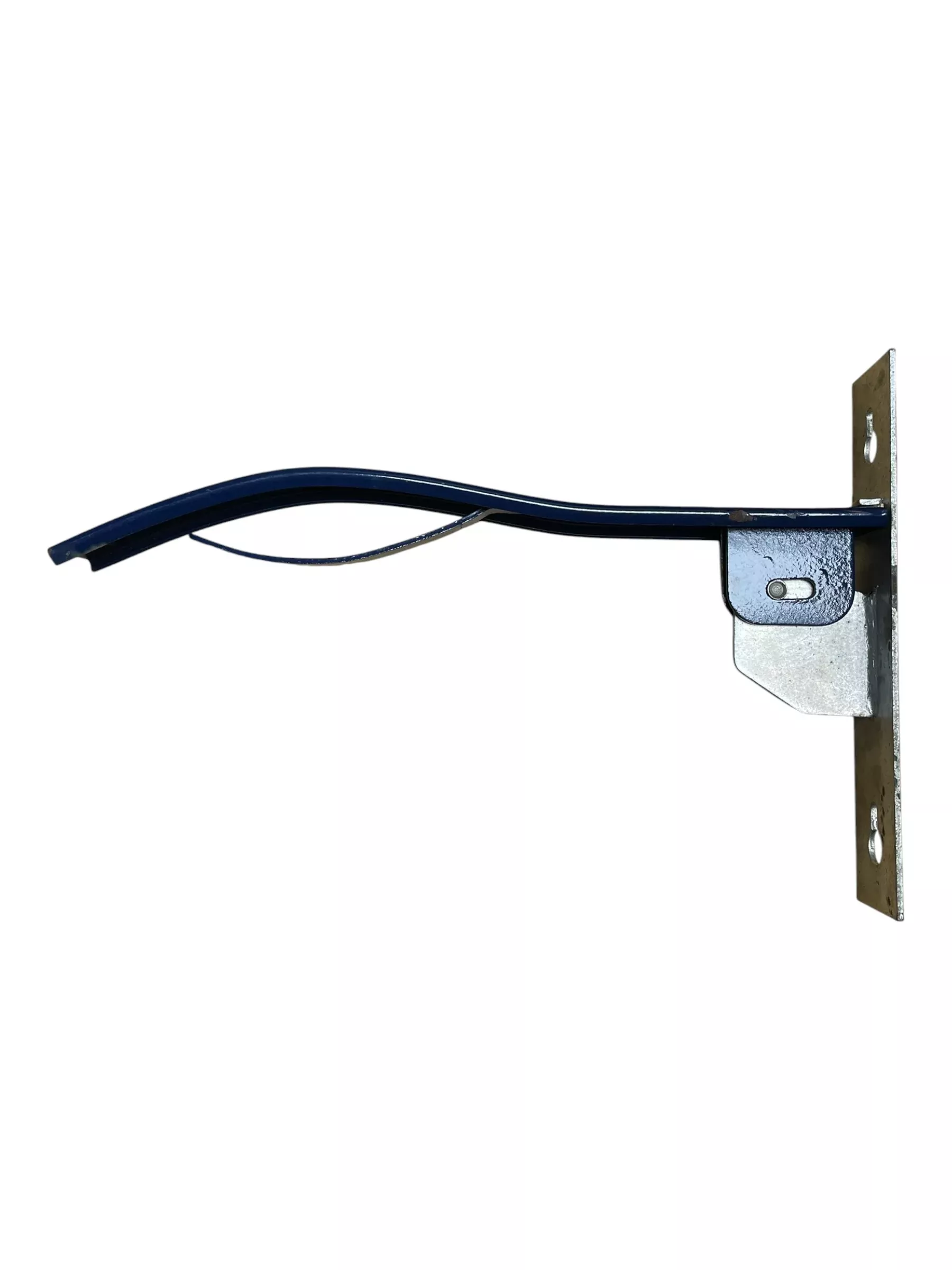 Wall Mount Folding Saddle Rack - Blue/SS - USED