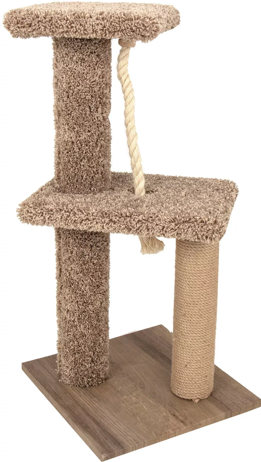 Ware 2-Story Cat Post with Laminate Base 15.5 x 15.5 x 32 in