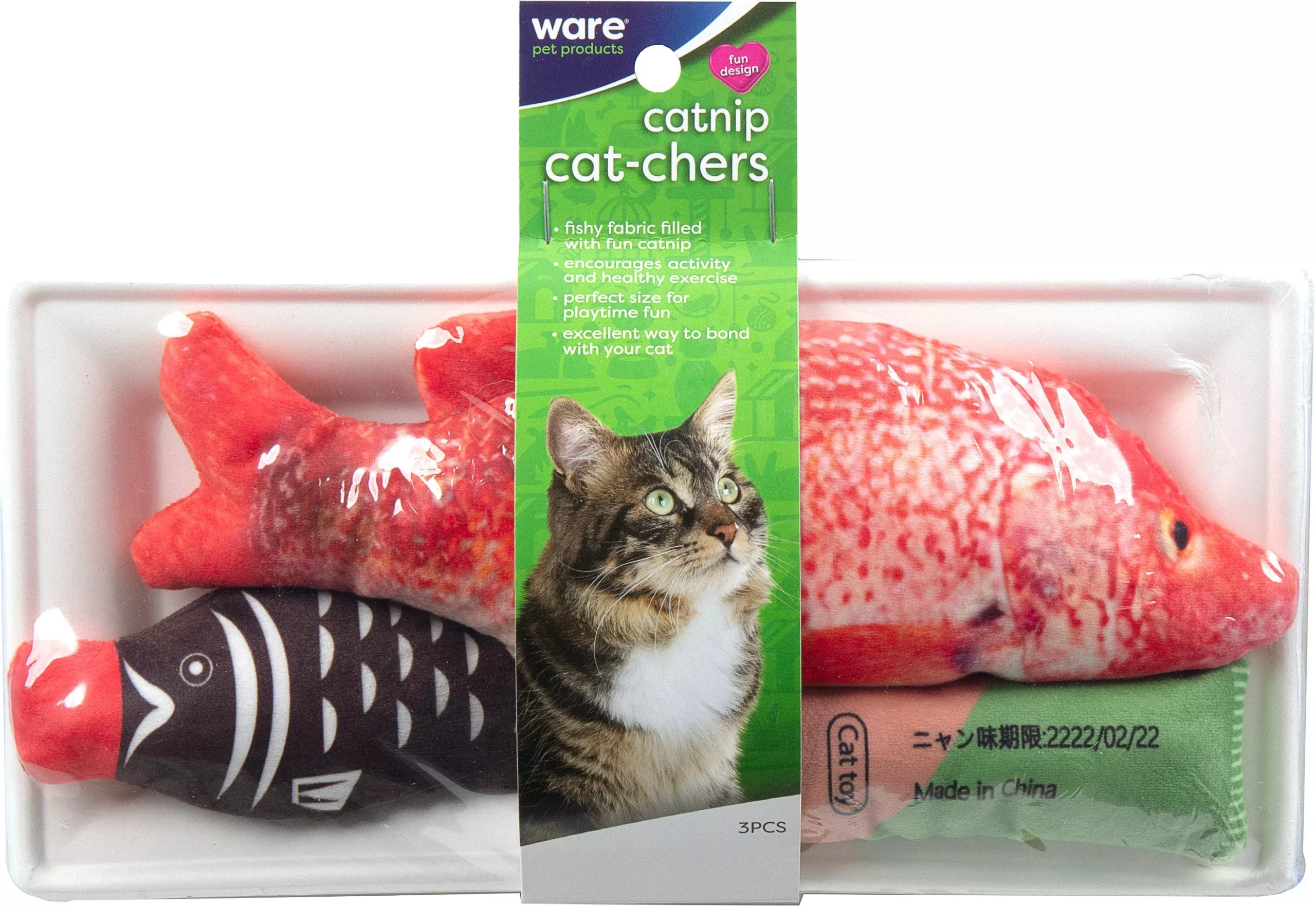 Ware Catnip Cat-Chers Cat Toy