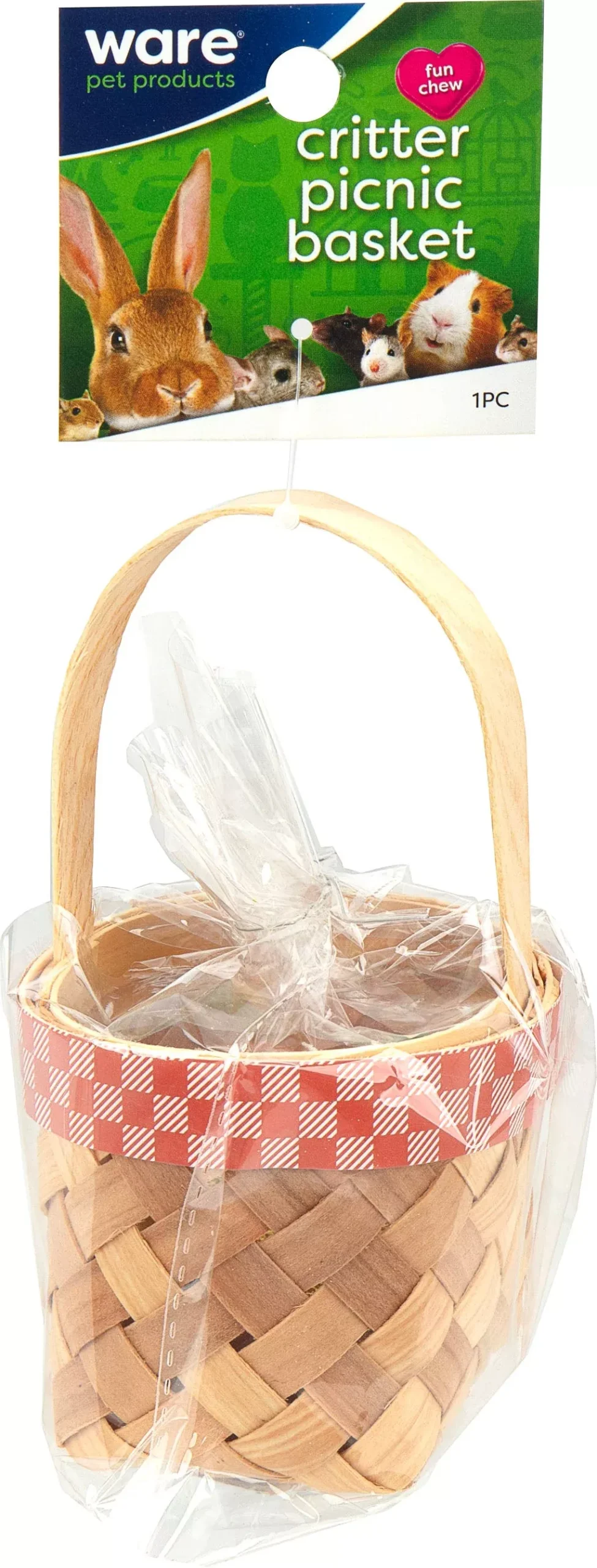 Ware Critter Picnic Basket Small Animal Hideout