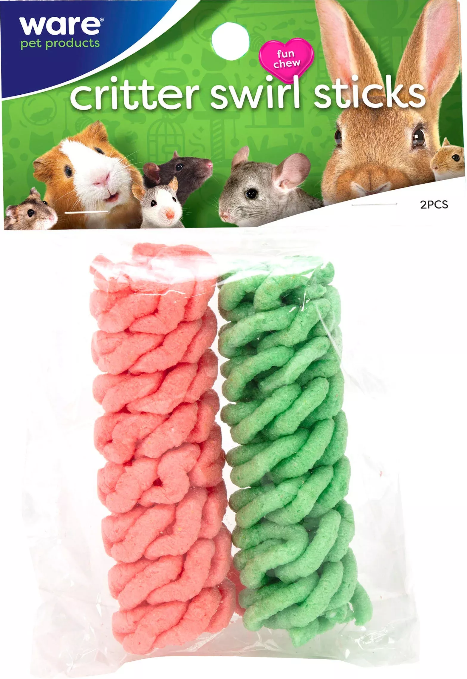 Ware Critter Swirl Sticks Small Animal Chew