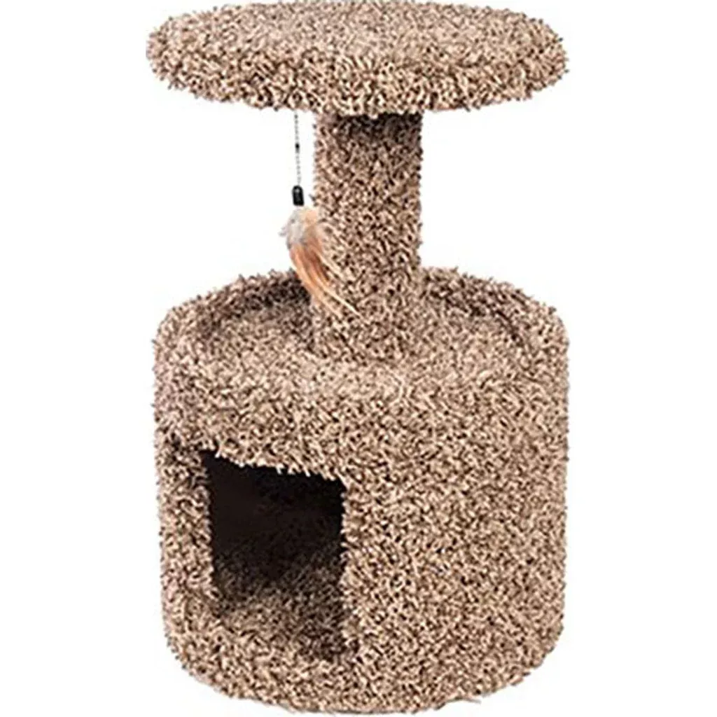 Ware Kitty Condo with Perch, 15 x 15 x 24 in