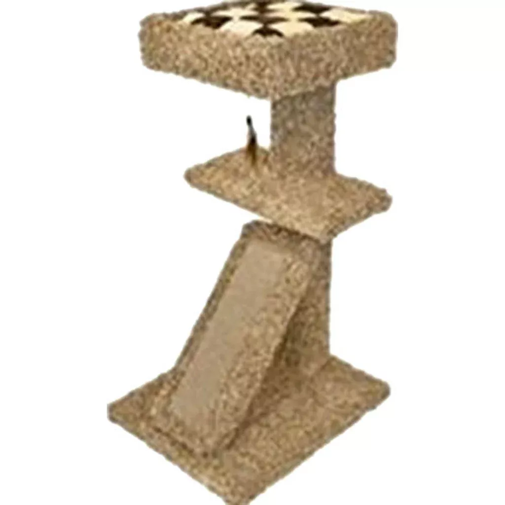 Ware Scratch N Nest Cat Scratcher with Bed, 18x21x36 in