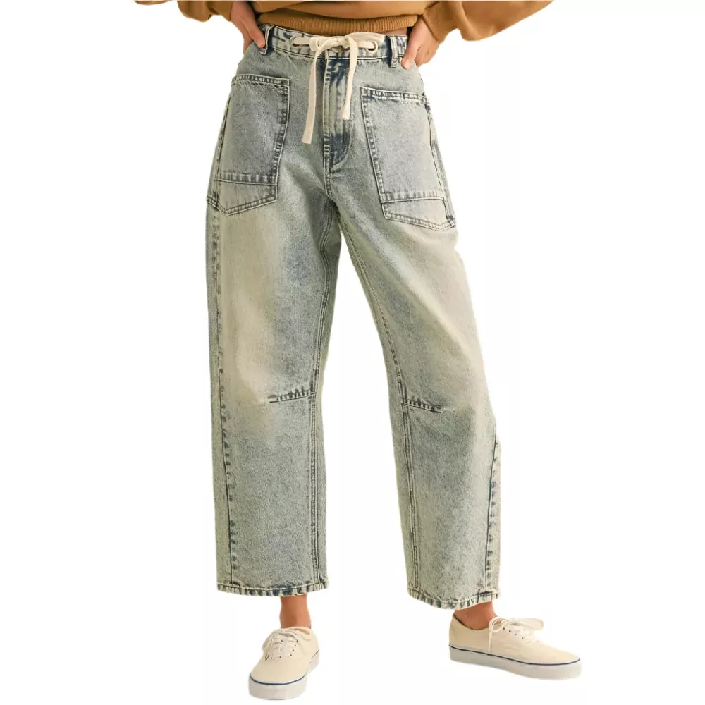 Washed Denim Pants - FINAL SALE