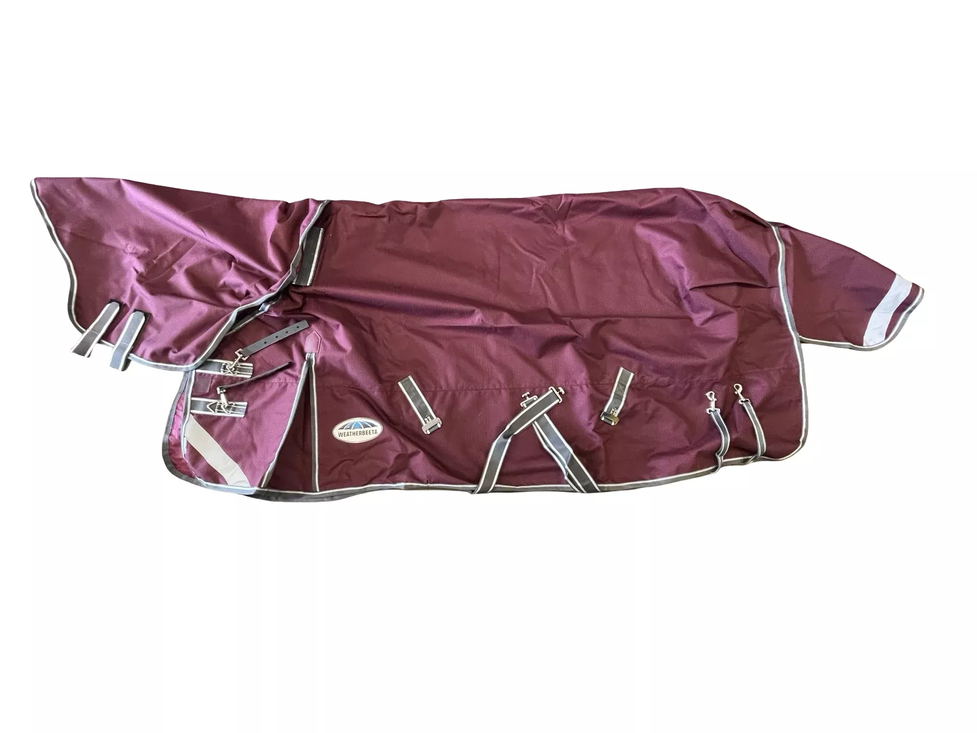 Weatherbeeta ComfiTec Plus Lite *NWT* - Maroon/Gray/White - 81" - USED