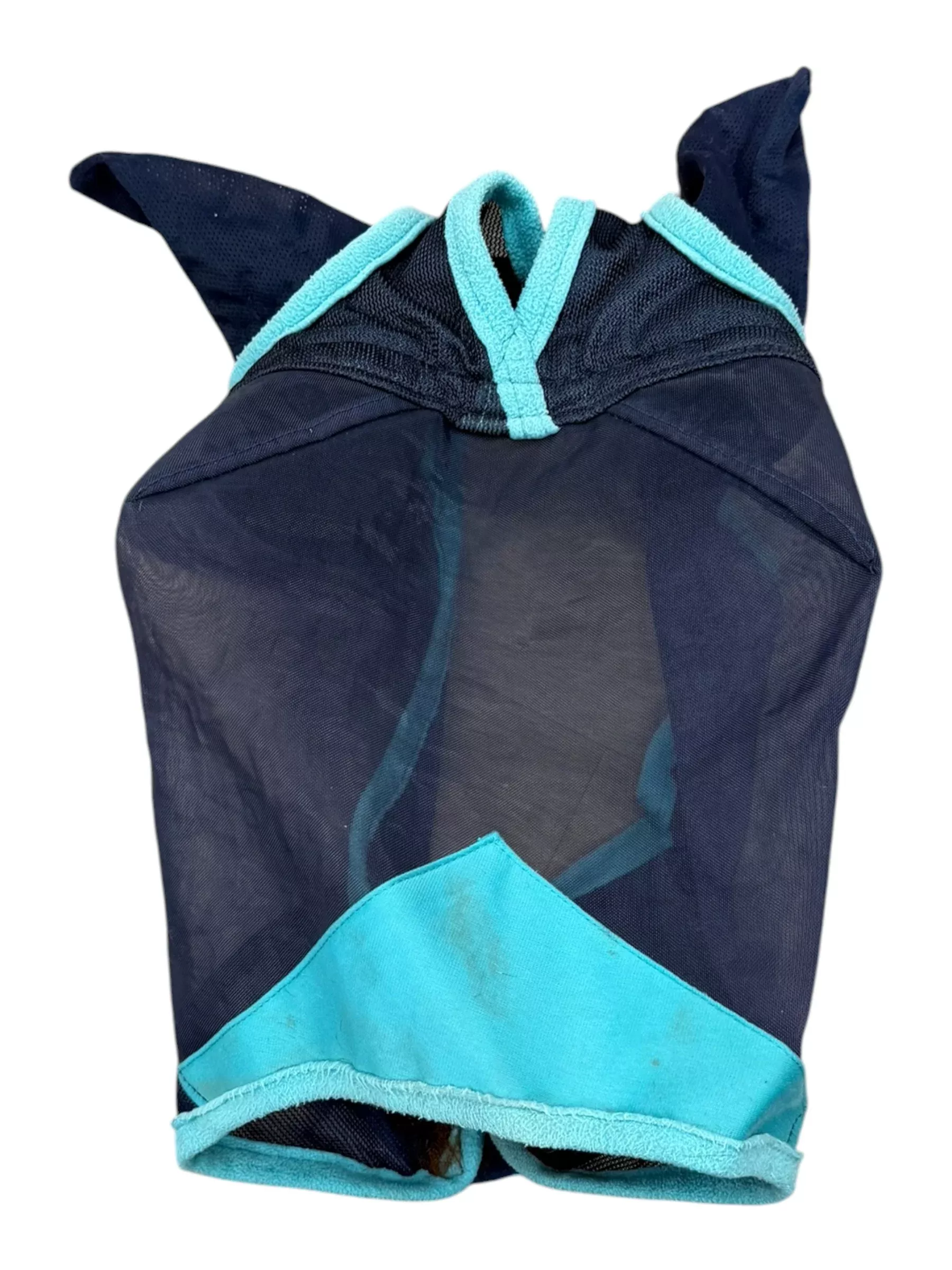 Weatherbeeta Fly Mask - Blue/Navy - Warmblood - USED