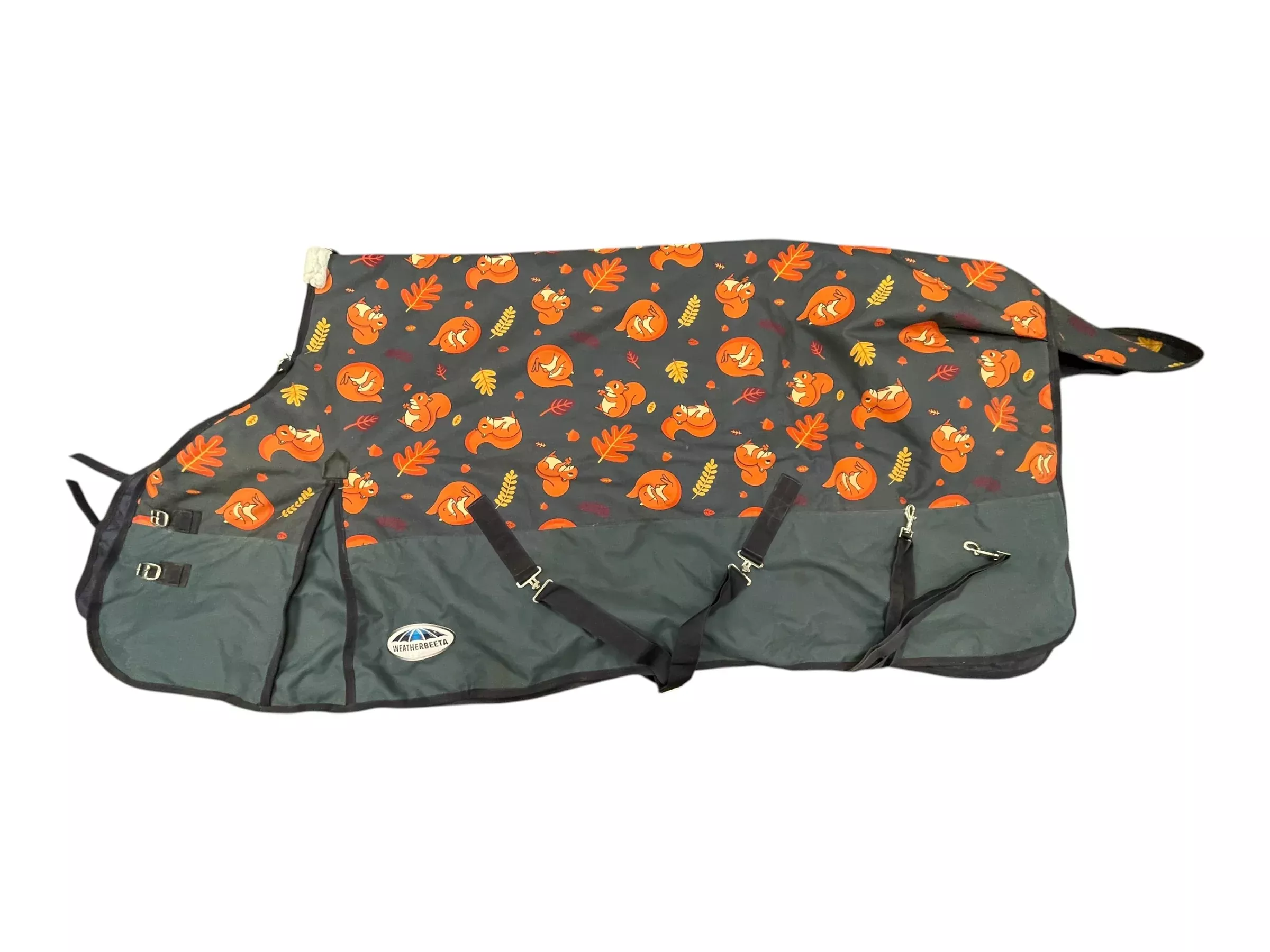 Weatherbeeta T/O Blanket - Happy Squirrel - 81" / Midweight - USED