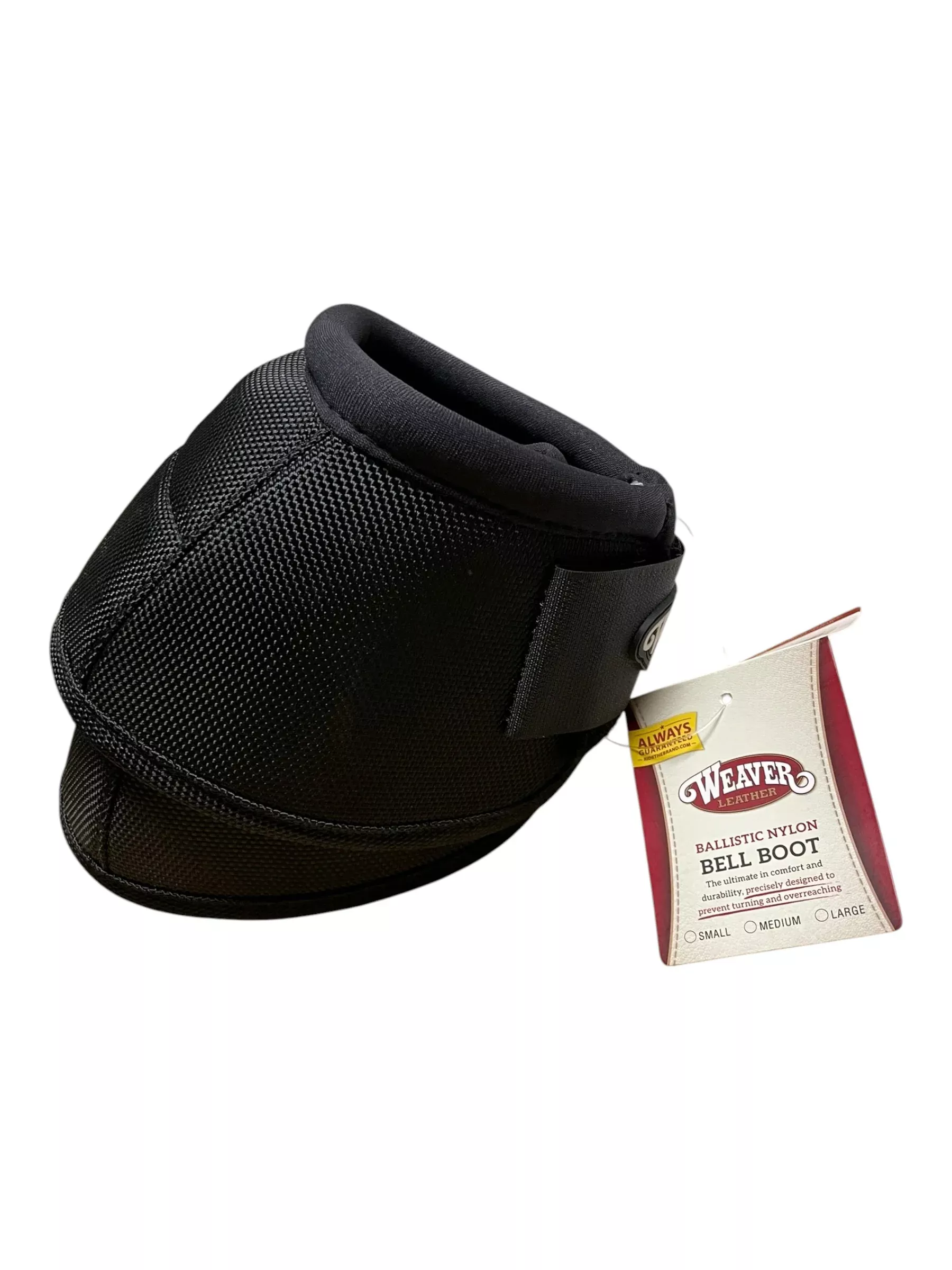 Weaver Ballistic No Turn Bell Boots *NWT* - Black - XL - USED