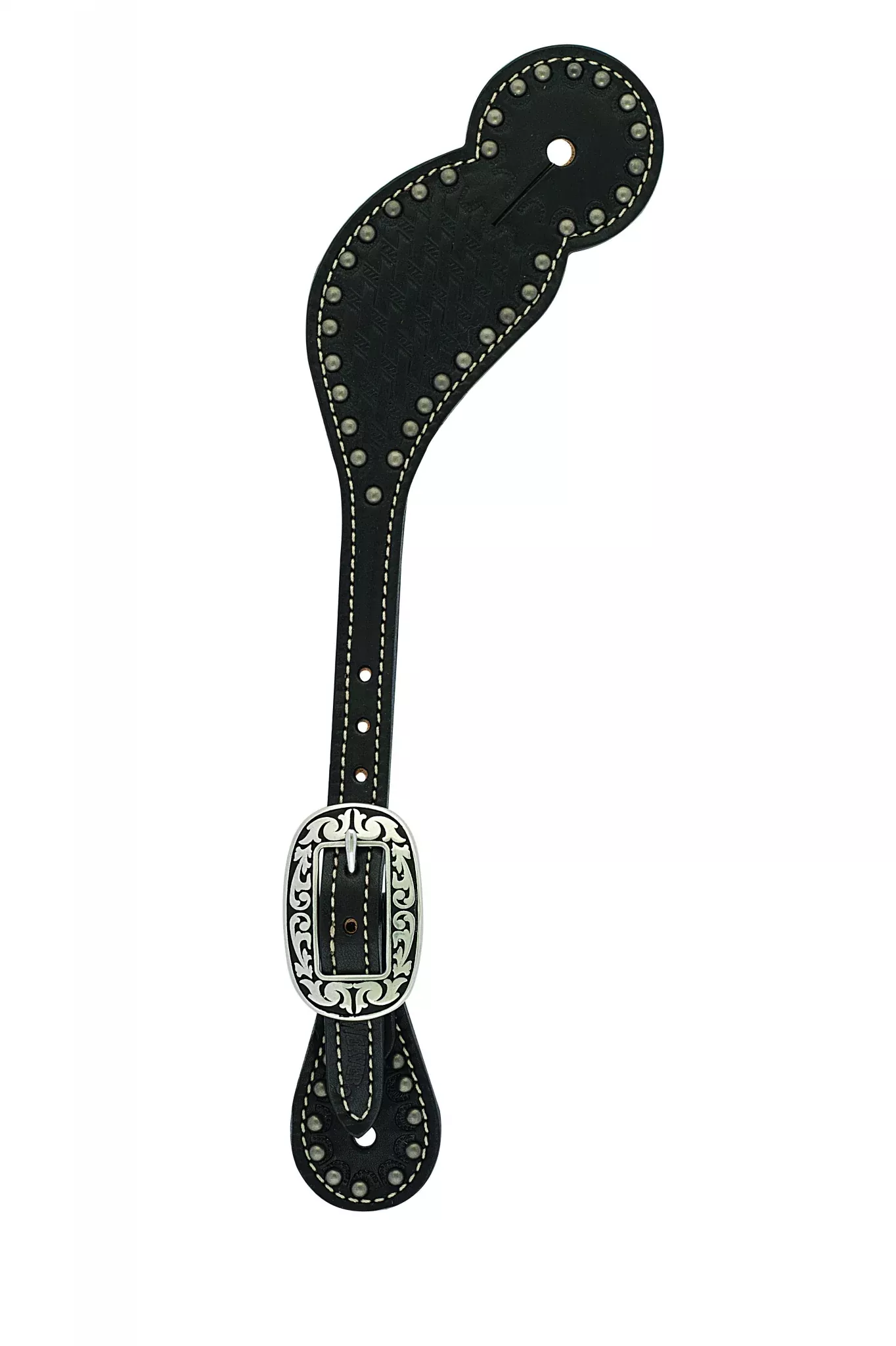 Weaver Basketweave Bridle Leather Regular Spur Straps
