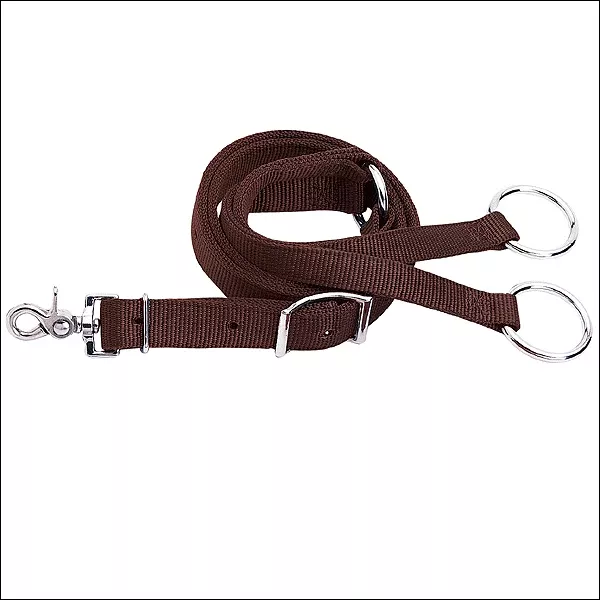 Weaver Brown Nylon Horse Training Fork Girth Attachment With Conway Buckle