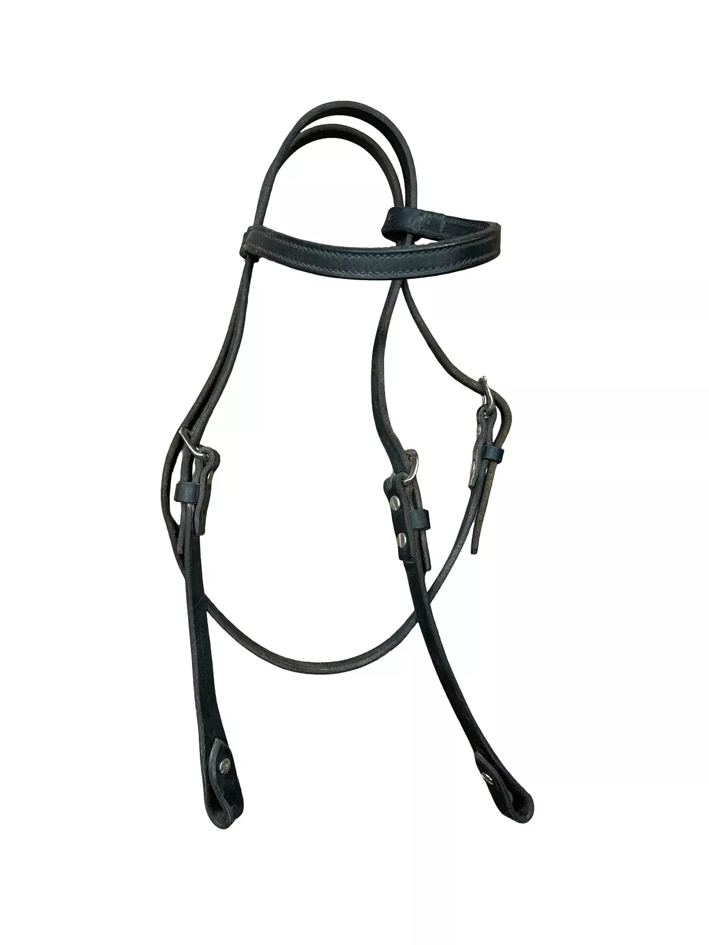 Weaver Headstall - Black - Est. Horse - USED