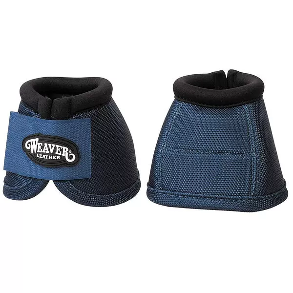 Weaver Horse Bell Boots Ballistic No Turn 2 Pack Navy