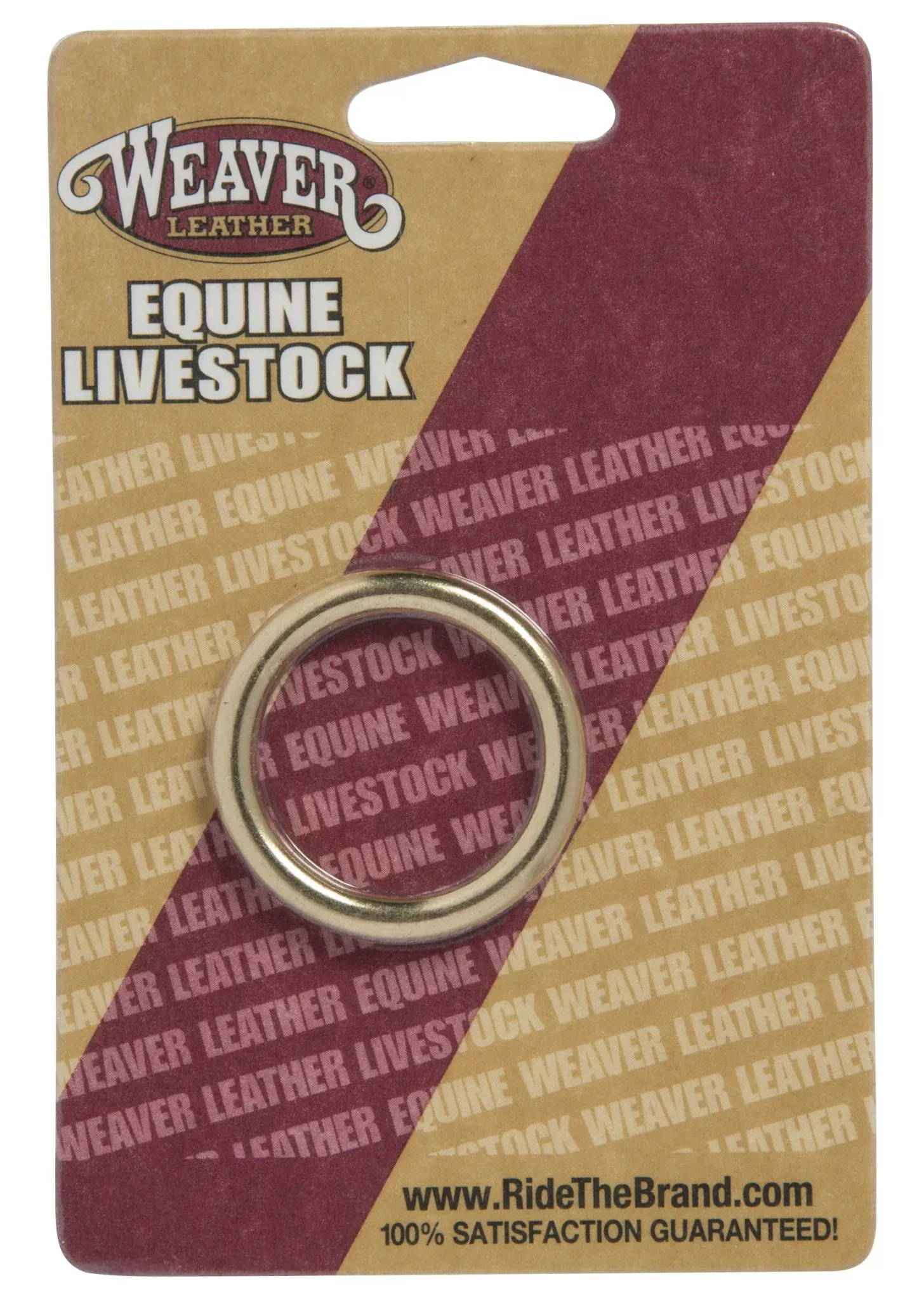 Weaver Leather Solid Brass O-Ring