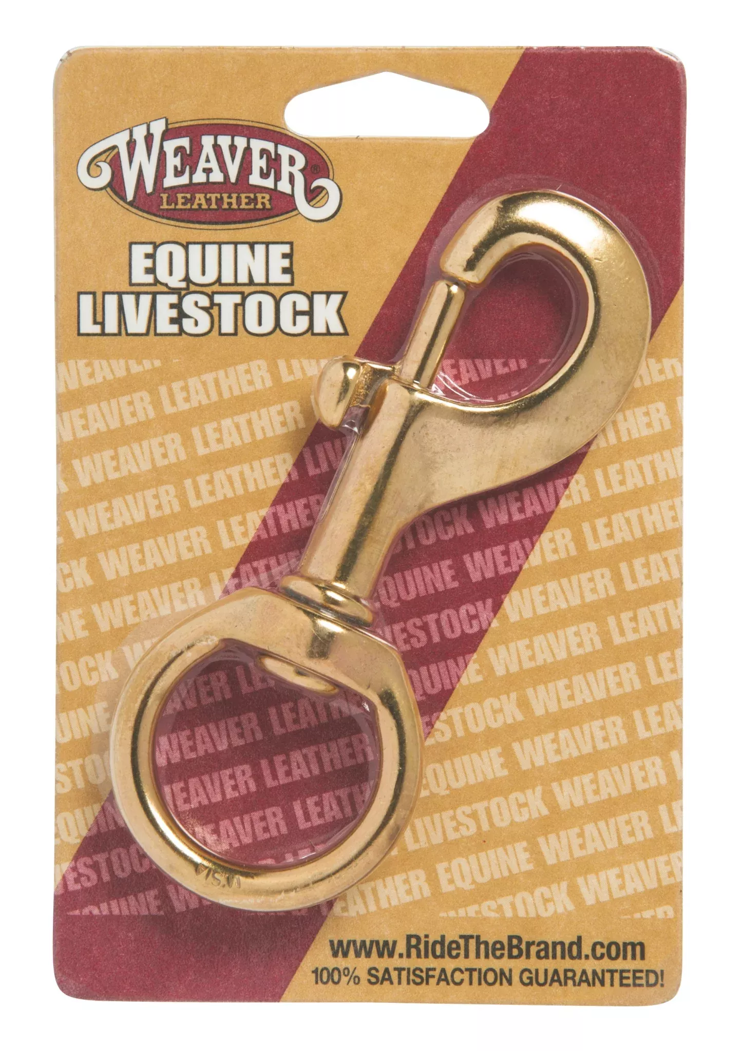 Weaver Leather Solid Brass Snap Round Swivel