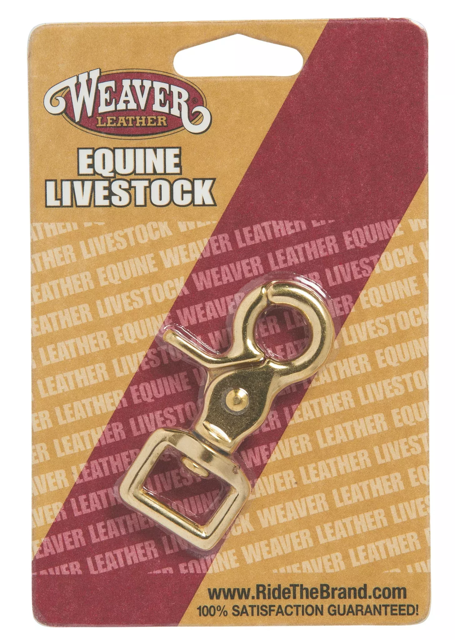 Weaver Leather Solid Brass Snap Square Scissor