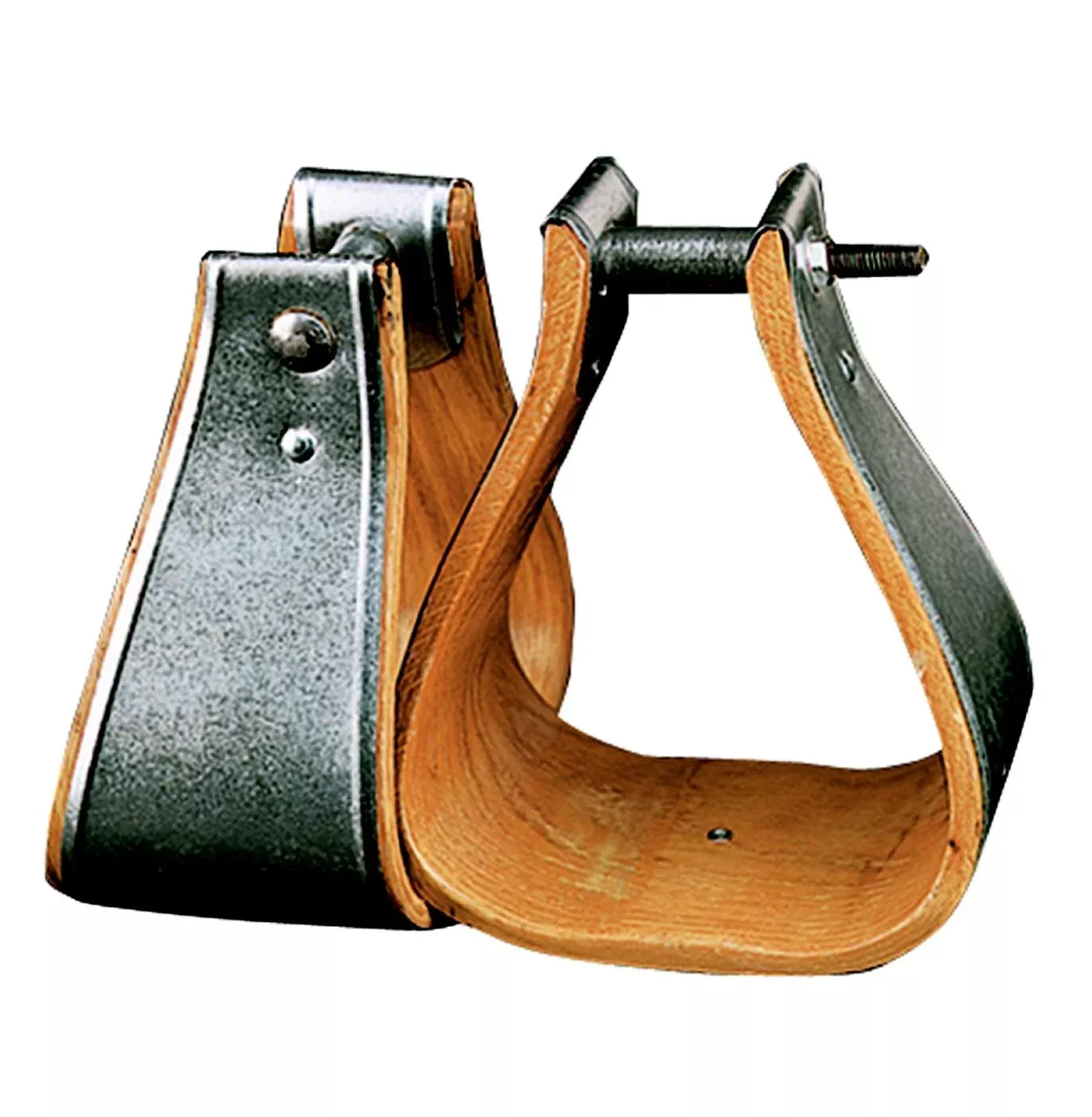 Weaver Leather Wooden Bound Military Stirrups